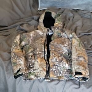 Realtree Kids Camouflage Puffer Jacket Lg (10-12)